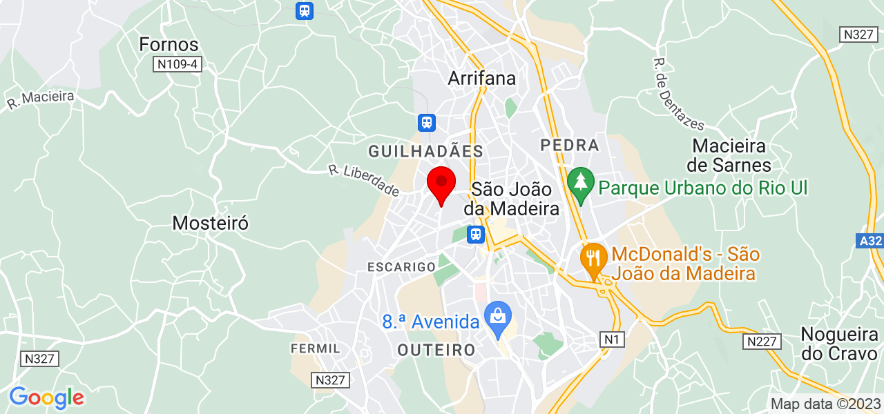 Cristina Amaral - Aveiro - São João da Madeira - Karte