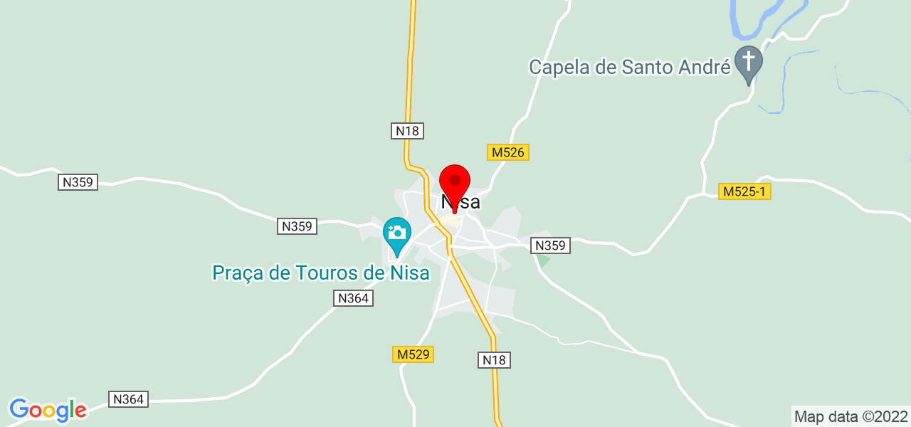 Ana G&oacute;is - Portalegre - Nisa - Mapa