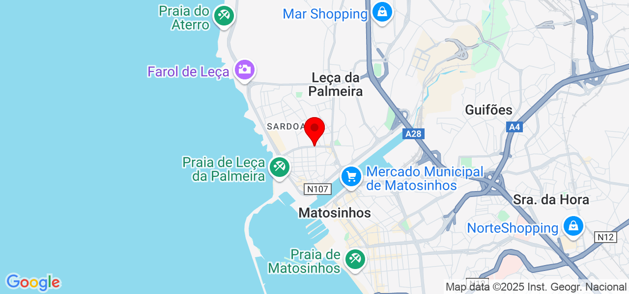 Golfinho Perspicaz, Lda - Porto - Matosinhos - Mapa
