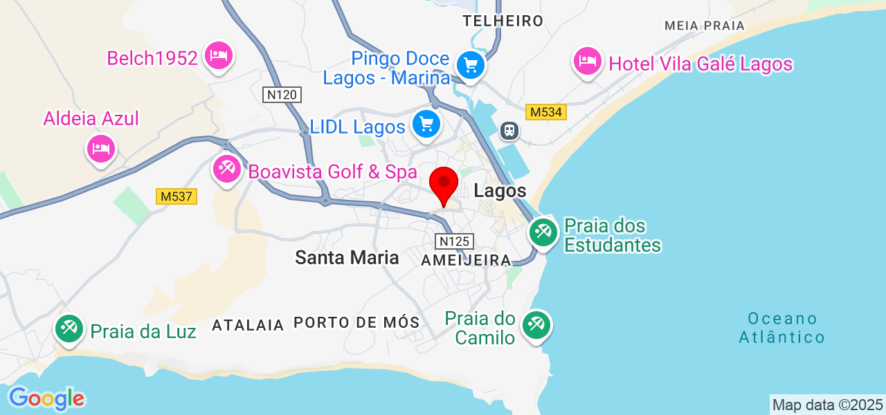 Carla Gabrig - Faro - Lagos - Mapa