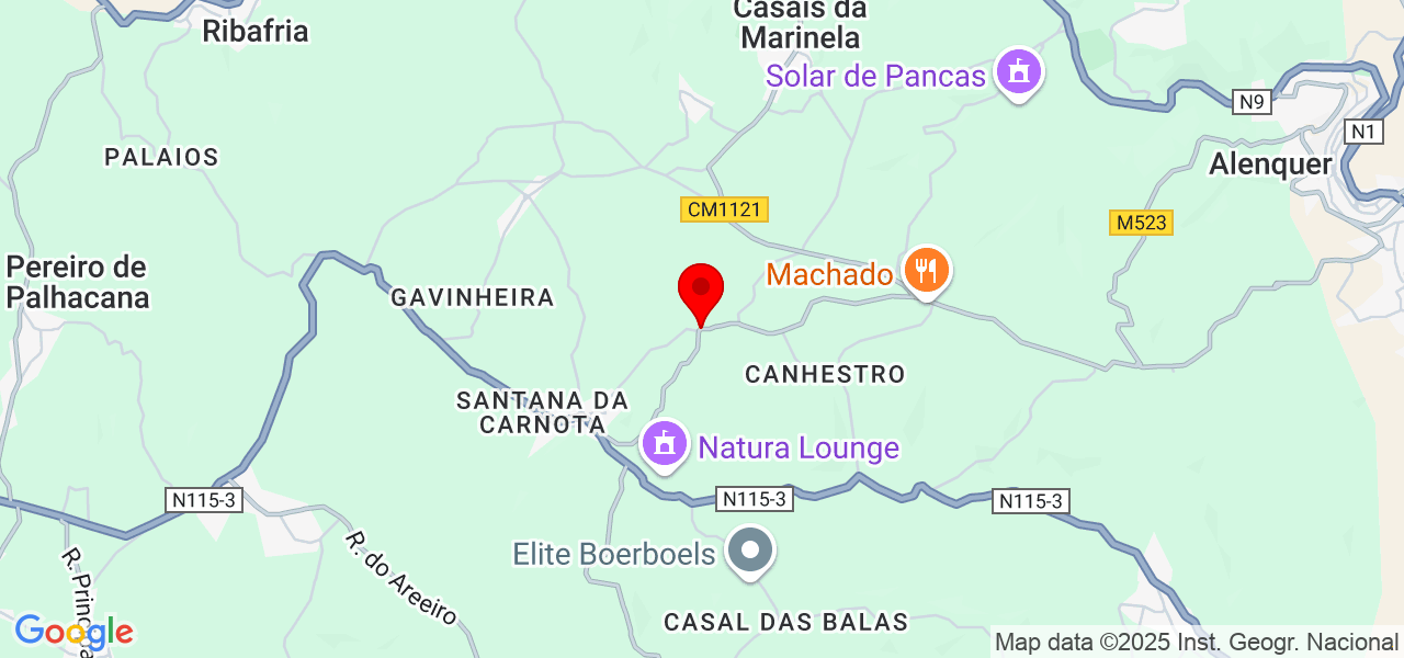 Duilyo - Lisboa - Alenquer - Mapa