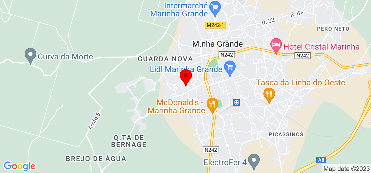 Body and soul therapy - Leiria - Marinha Grande - Mapa