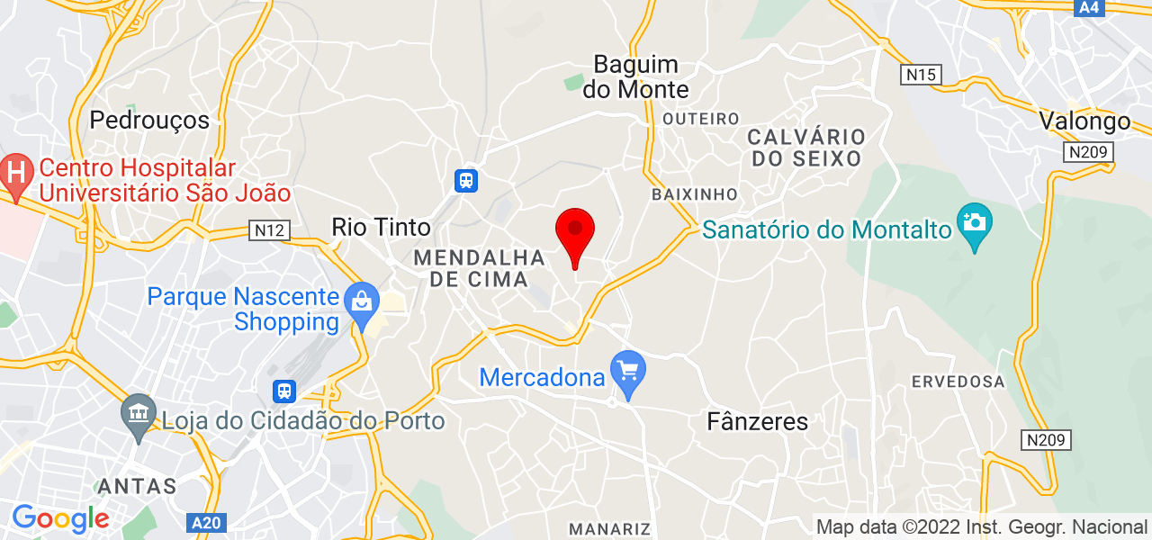Fernanda Martins - Porto - Gondomar - Mapa