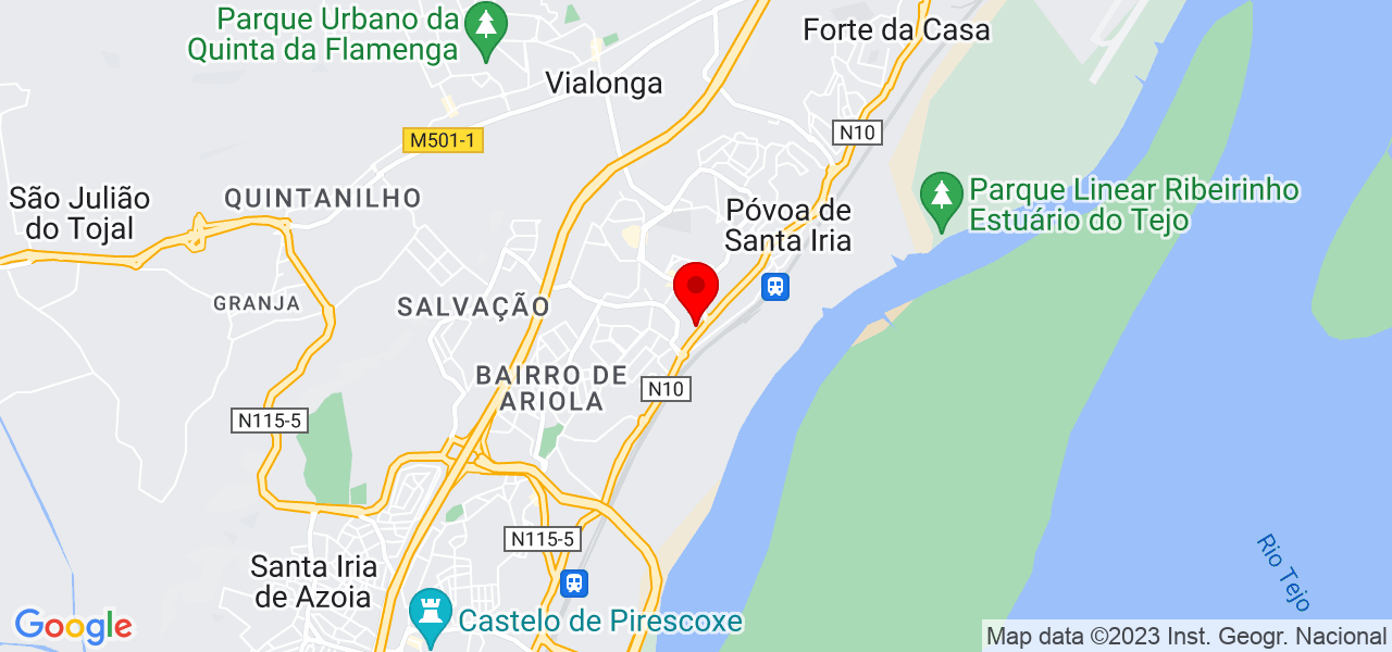 Ivana Baldon - Lisboa - Vila Franca de Xira - Mapa