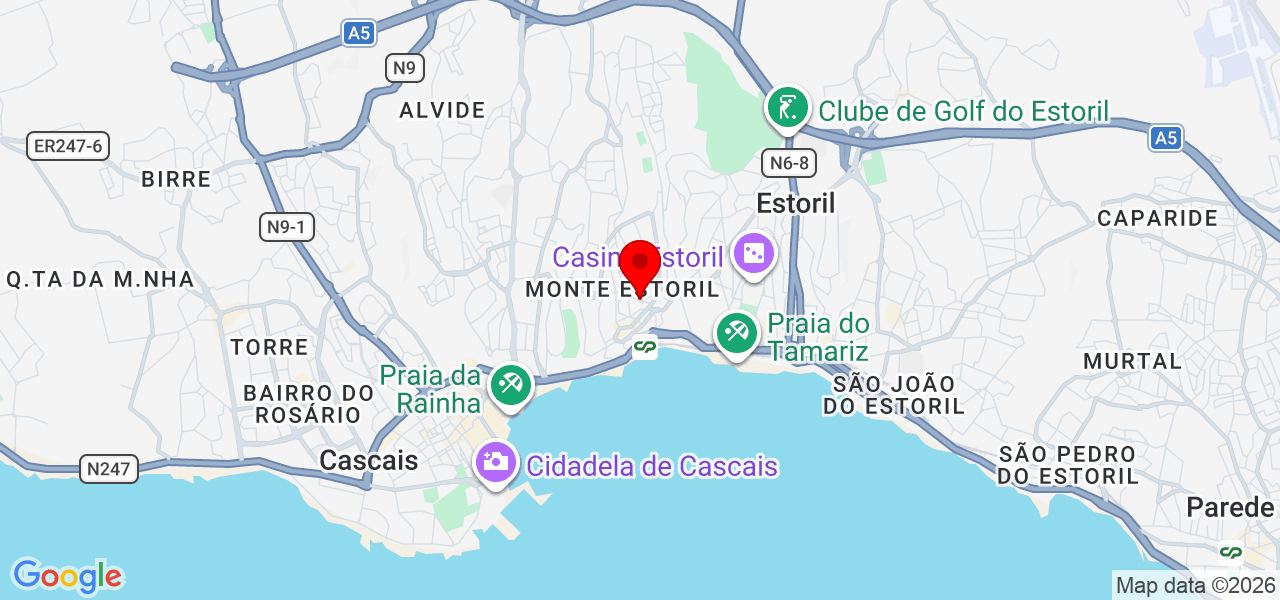 Nadia Loureiro - Lisboa - Cascais - Karte