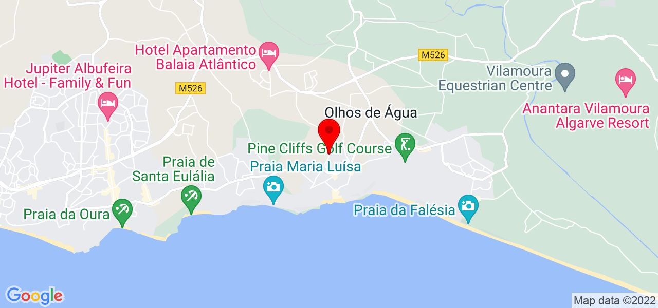 Ana Machado - Faro - Albufeira - Mapa