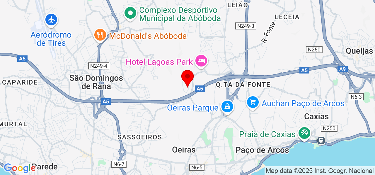 Miguel Roque - Lisboa - Oeiras - Map