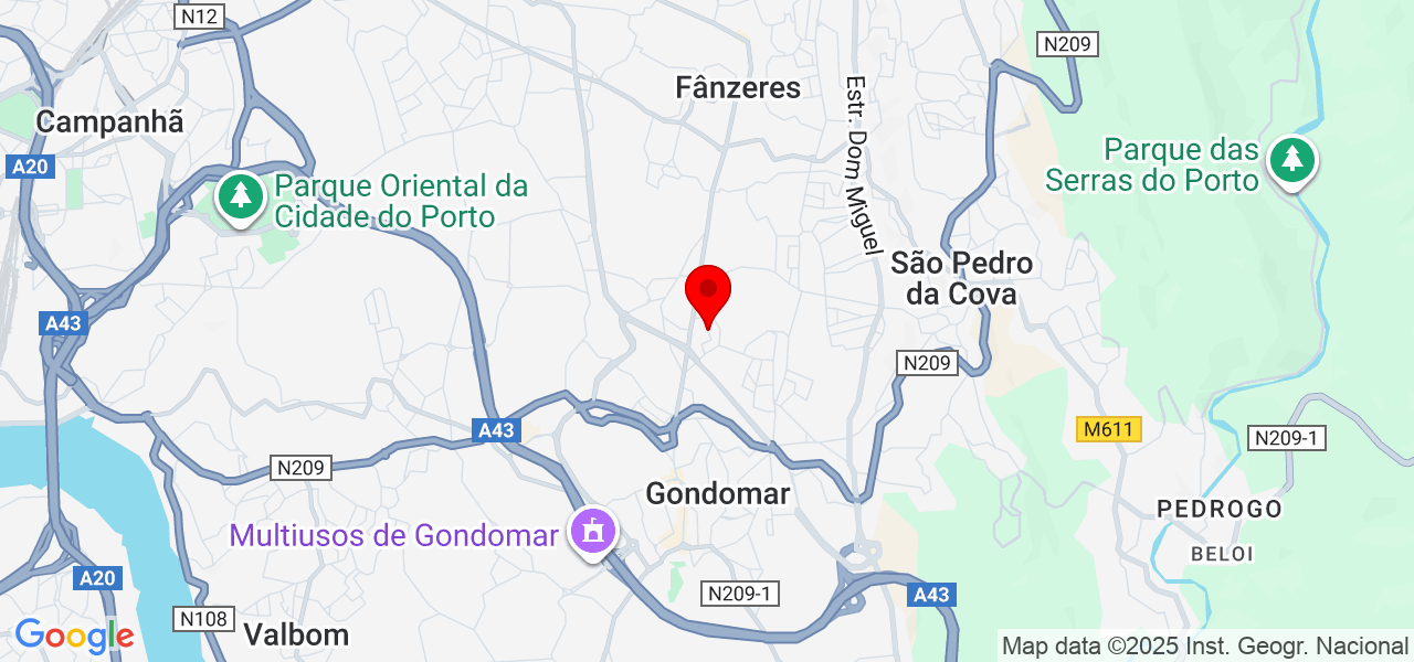 Maria Garrido Santos - Porto - Gondomar - Mapa