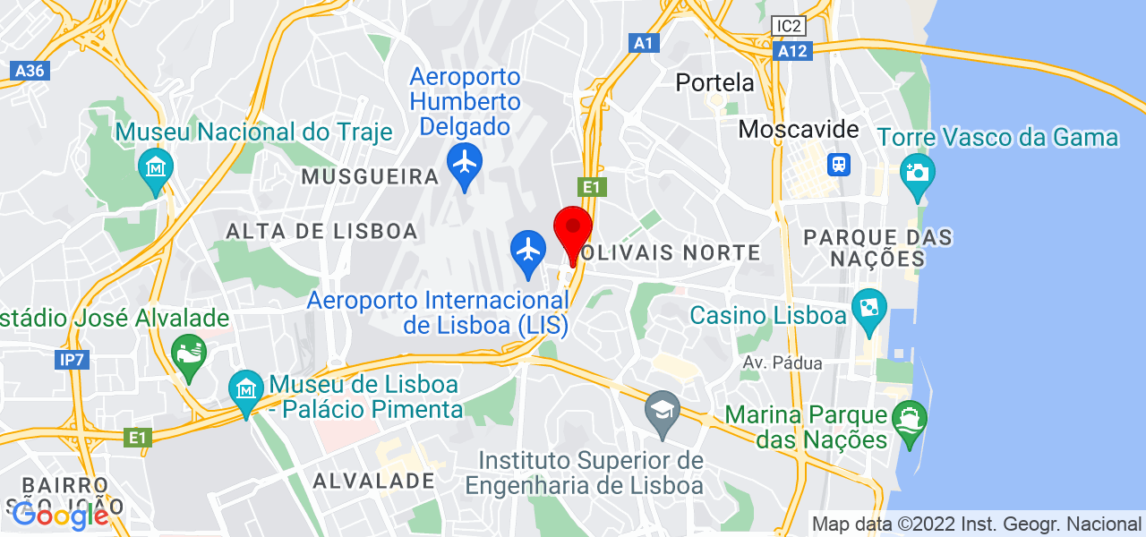 R&uacute;ben Marques - Lisboa - Lisboa - Mapa