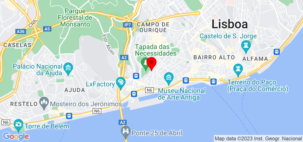 Sofia - Lisboa - Lisboa - Mapa