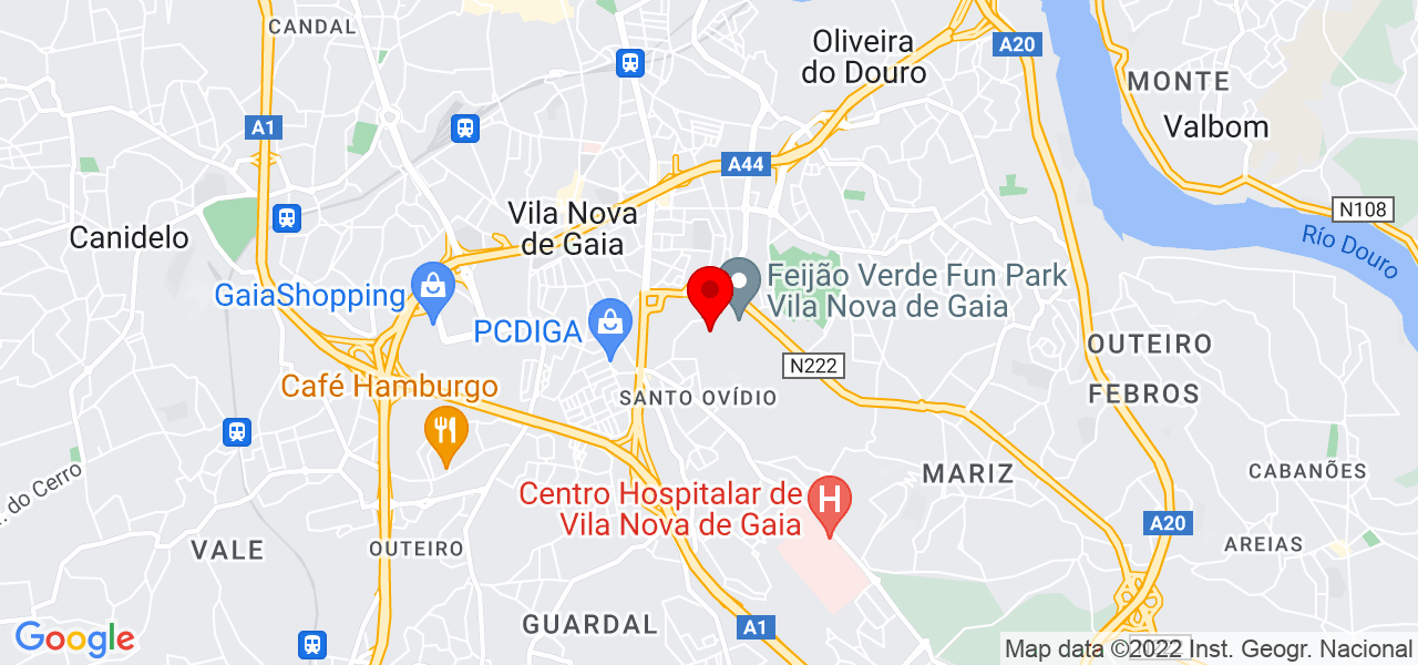 Brilho Douro - Porto - Vila Nova de Gaia - Carte