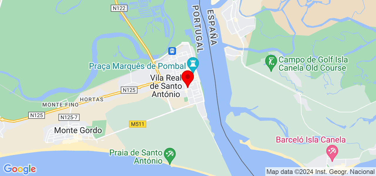 T&eacute;cnico de equipamentos frio e quente - Faro - Vila Real de Santo António - Mapa
