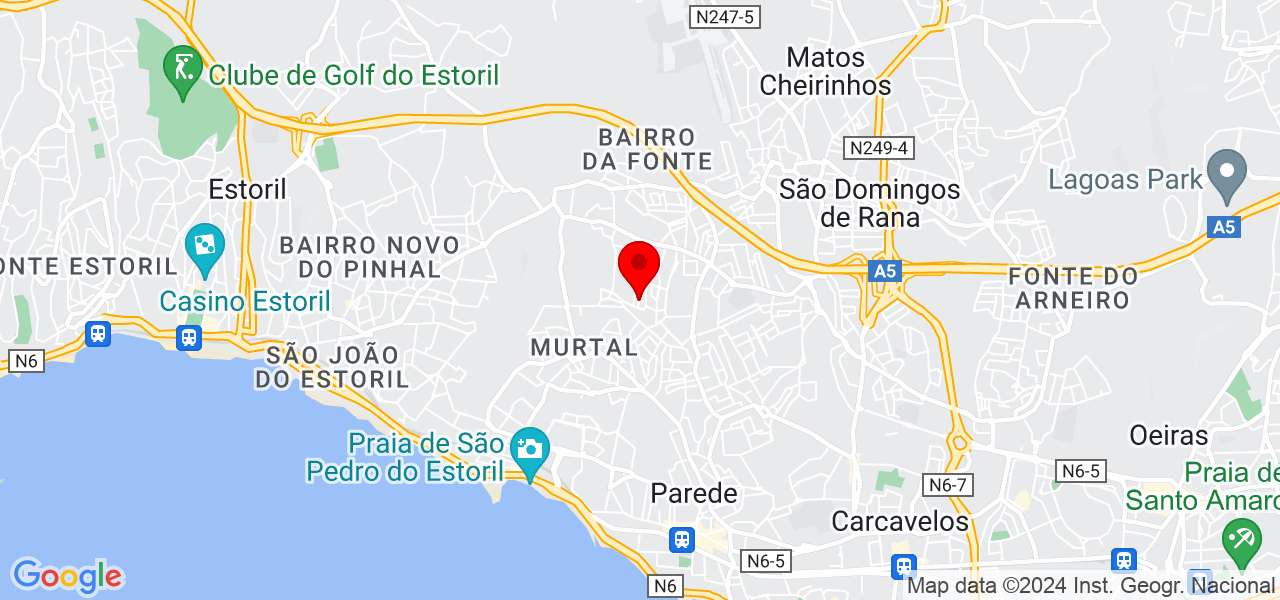 Beatriz Ferreira - Lisboa - Cascais - Mapa