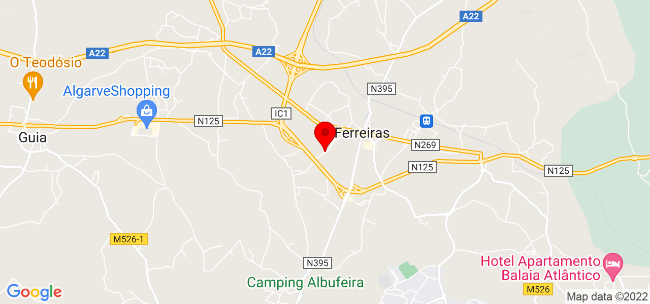 Emanuel - Faro - Albufeira - Mapa