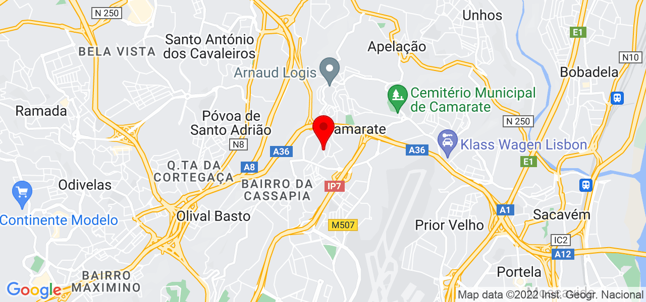 Qamar abbas - Lisboa - Loures - Mapa