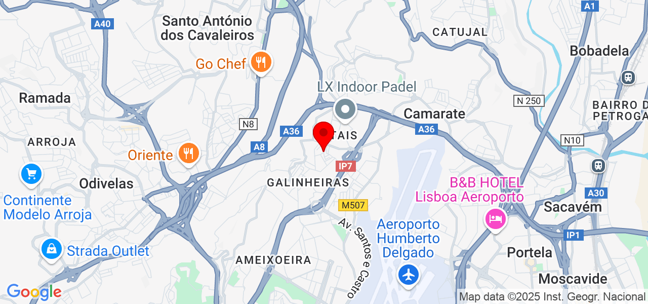 Ad&atilde;o Camala - Lisboa - Loures - Mapa