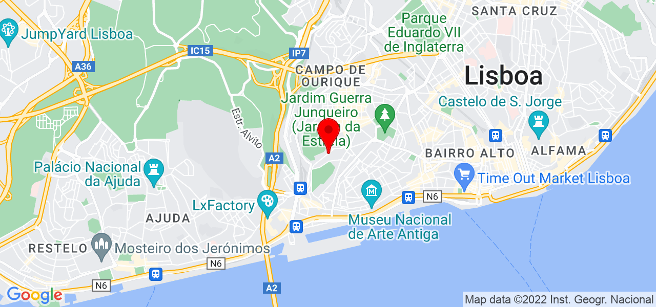 Jos&eacute; Sebasti&atilde;o - Lisboa - Lisboa - Mapa