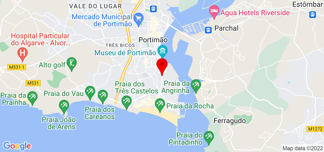 Rafael - Faro - Portimão - Mapa