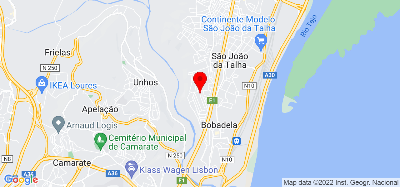 Ji - Lisboa - Loures - Mapa
