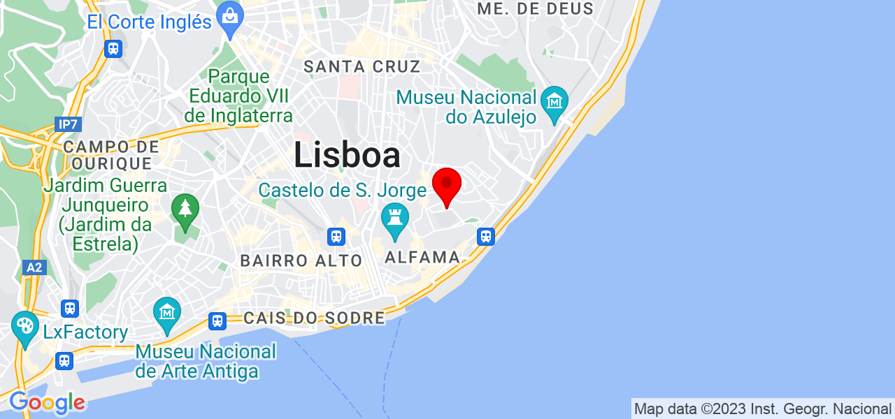 Patr&iacute;cia Rosas - Lisboa - Lisboa - Mapa