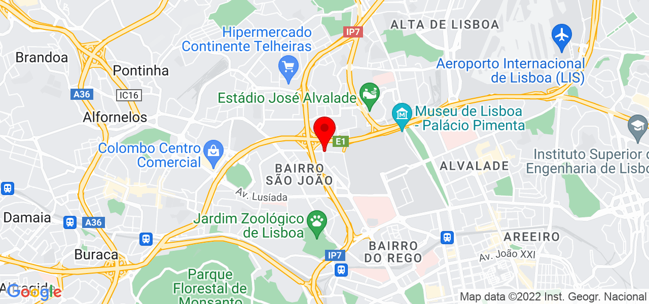 Miguel Abambres - Lisboa - Lisboa - Mapa