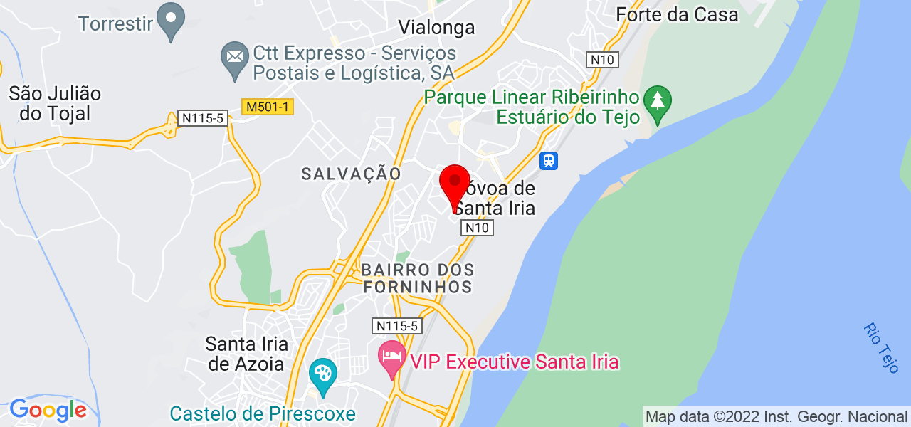 Jetha - Lisboa - Vila Franca de Xira - Mapa