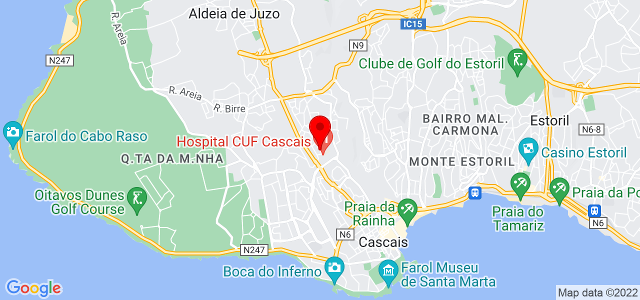 Kasulo - Lisboa - Cascais - Mapa