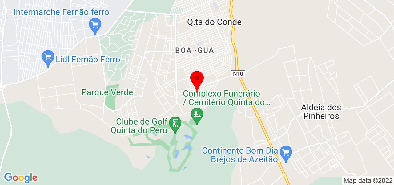 Justina Fanha - Setúbal - Sesimbra - Mapa