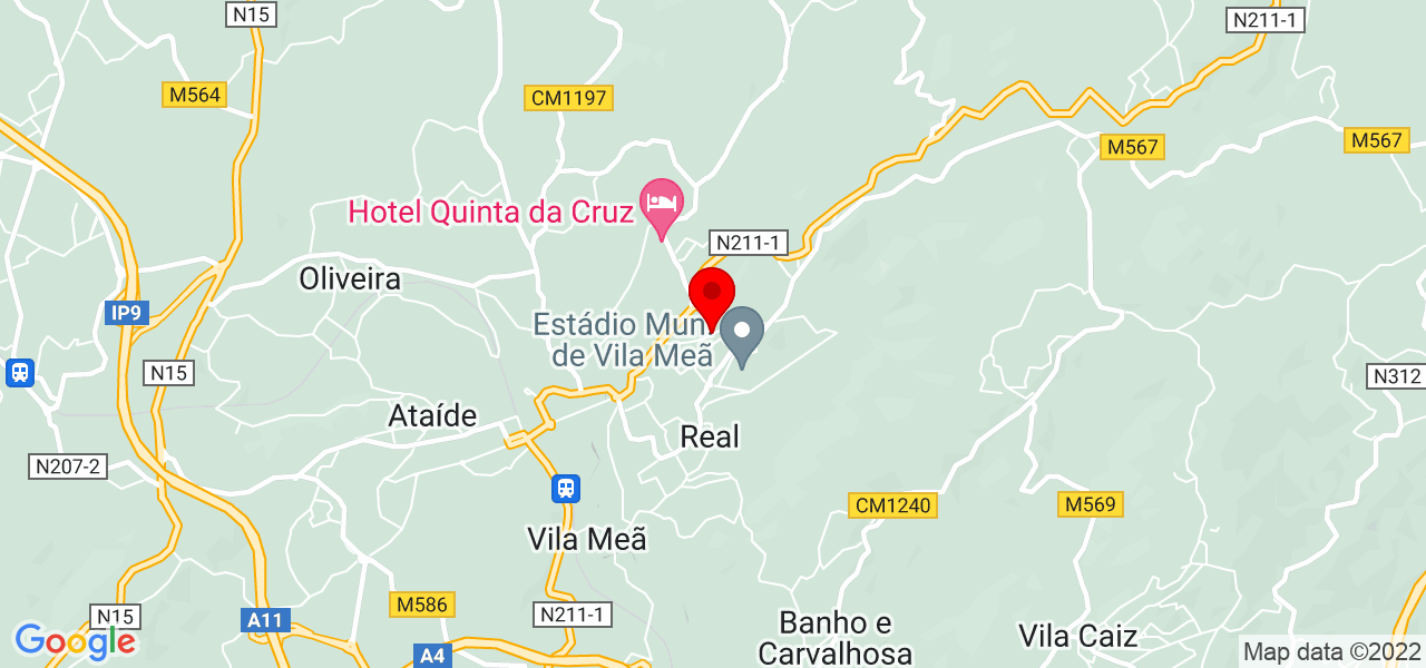 Piscinas Teixeira - Porto - Amarante - Mapa