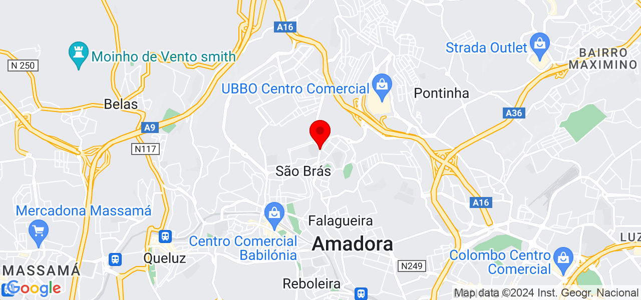 Ana Raquel Santos - Lisboa - Amadora - Mapa