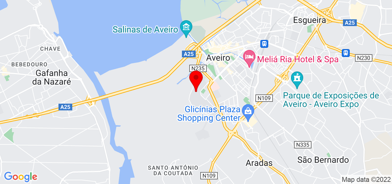 N&aacute;dia Santos - Aveiro - Aveiro - Mapa
