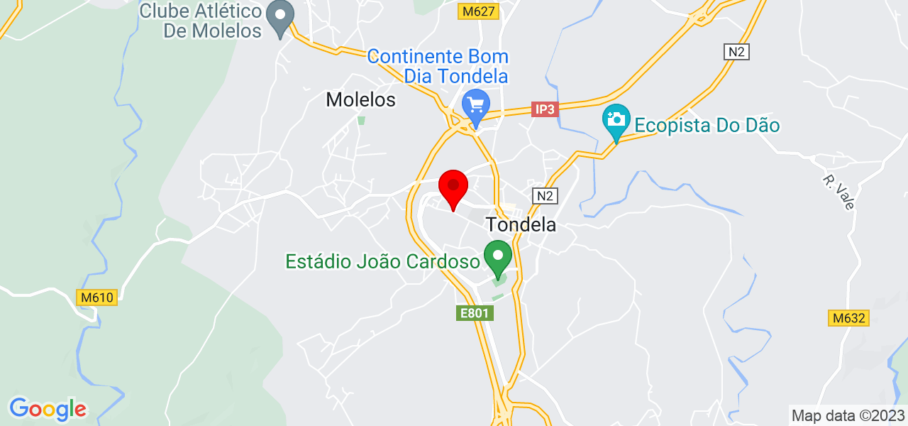 Patr&iacute;cia Soares - Viseu - Tondela - Mapa
