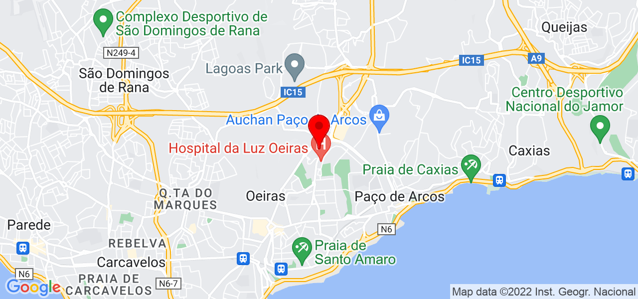 Yara - Lisboa - Oeiras - Mapa