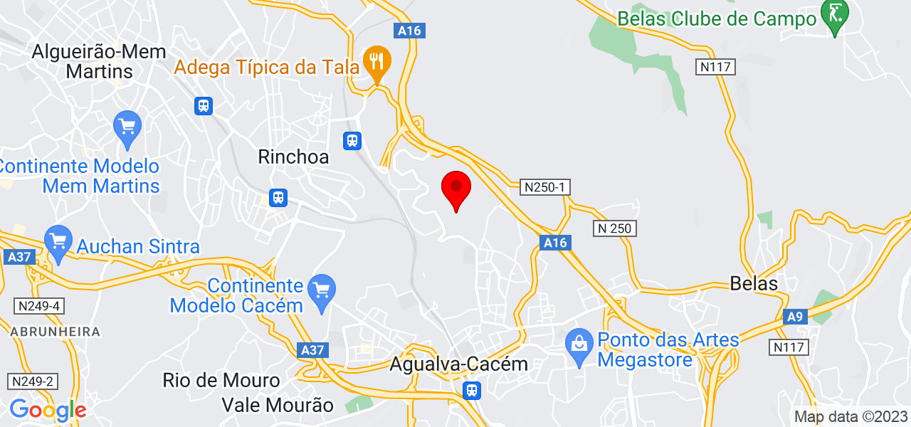 Francisco - Lisboa - Sintra - Mapa