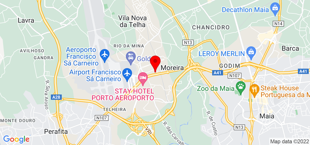 Sandra Ferreira - Porto - Maia - Mapa