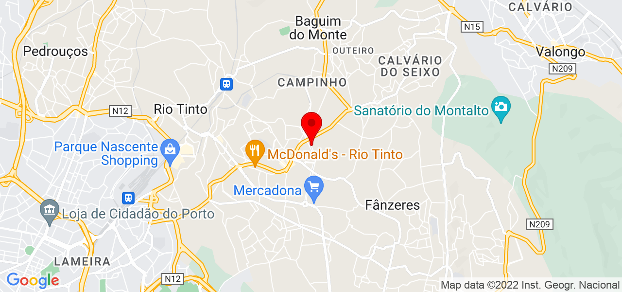 Diogo Ferreira Fotografia - Porto - Gondomar - Mapa
