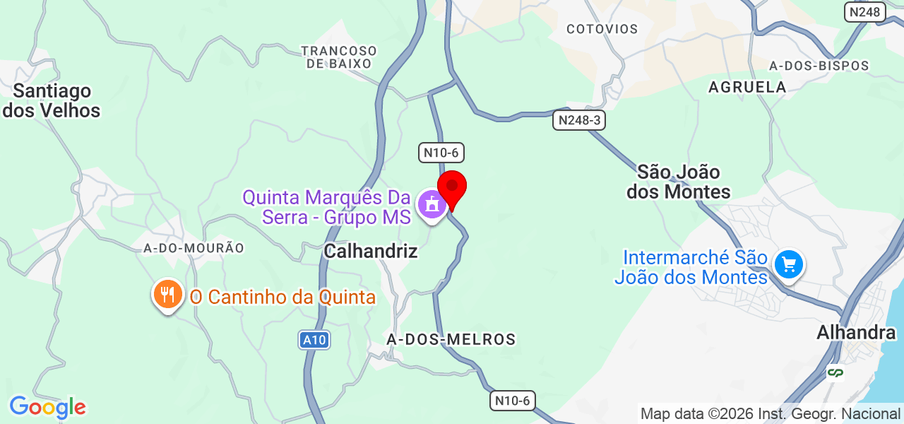 GFF Eletricidade - Lisboa - Vila Franca de Xira - Mapa