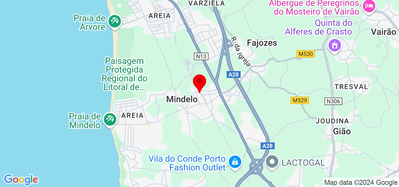 Ana Lopes - Porto - Vila do Conde - Mapa