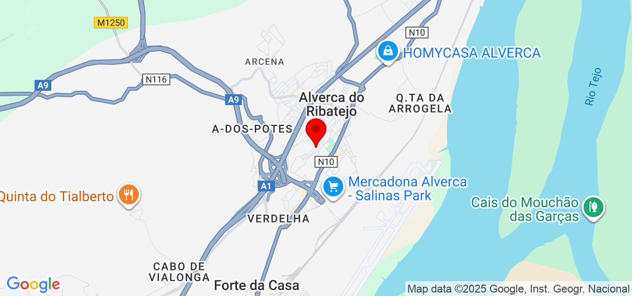 Remodelação com arte - Lisboa - Vila Franca de Xira - Mapa