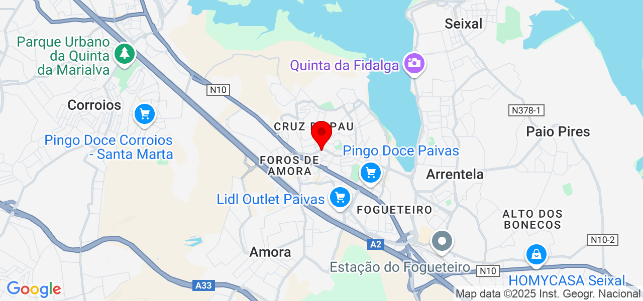 Rafael Batoca - Setúbal - Seixal - Map