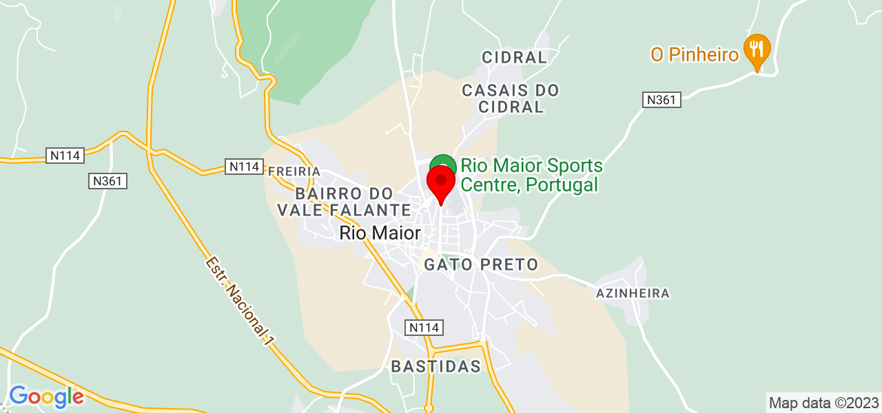 Kelson K2N - Santarém - Rio Maior - Karte