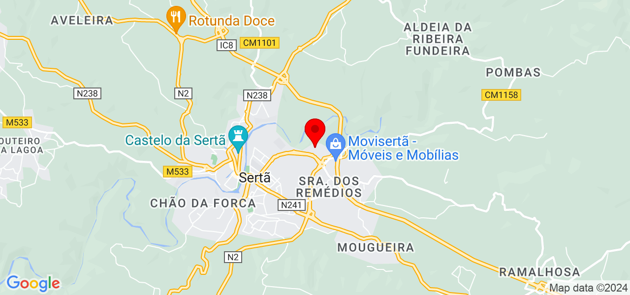 Fred Ramos - Castelo Branco - Sertã - Karte