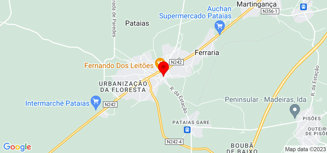Clementina - Leiria - Alcobaça - Mapa