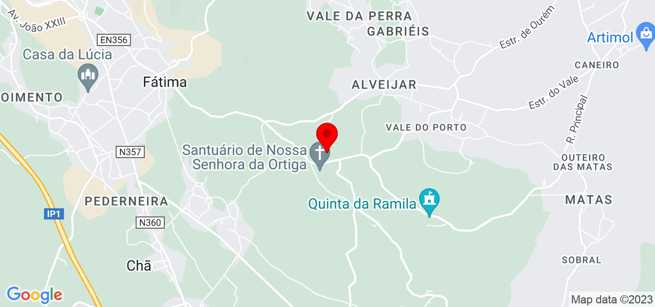 Marina Marques - Santarém - Ourém - Mapa