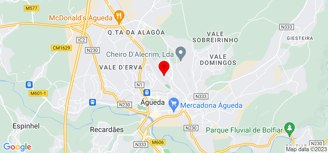 Naiara Sousa - Aveiro - Águeda - Mapa