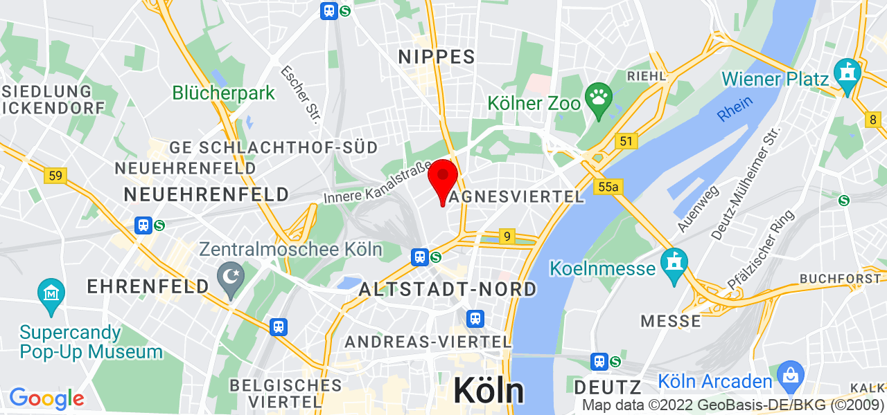 Lars Heermeier - Nordrhein-Westfalen - Köln - Karte