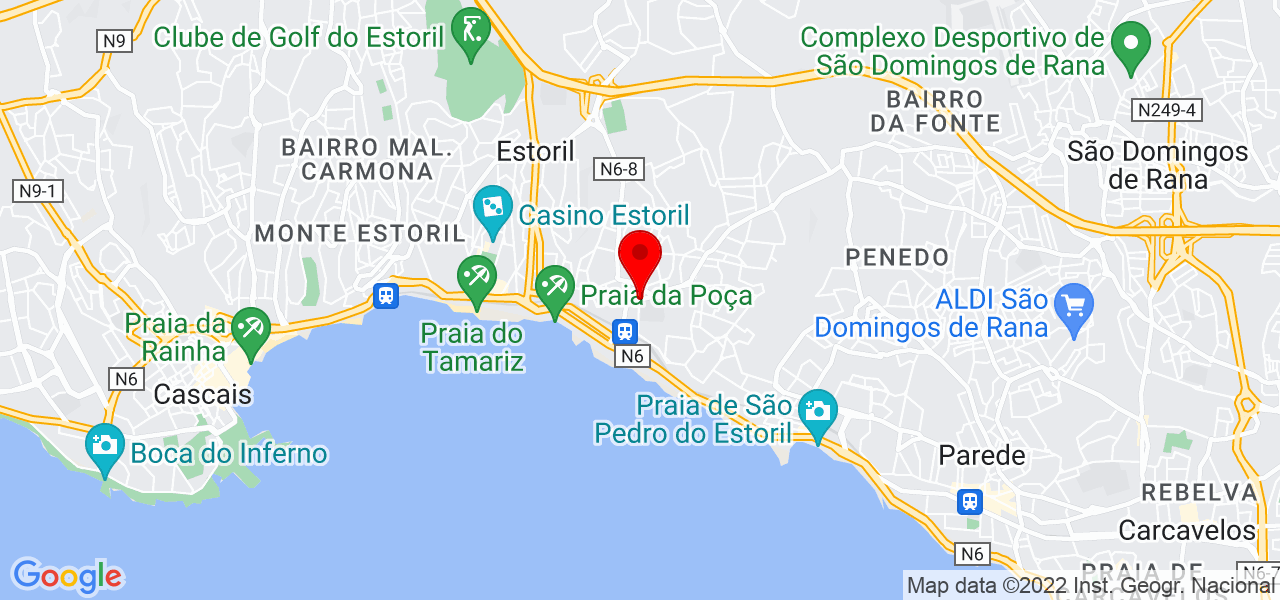 Tiago Ribeiro - Lisboa - Cascais - Mapa