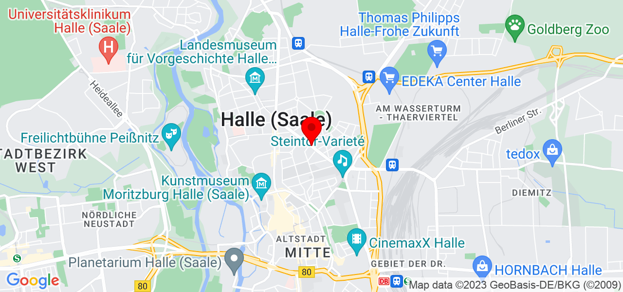 Kulturzeit Event GmbH - Sachsen-Anhalt - Halle (Saale) - Map