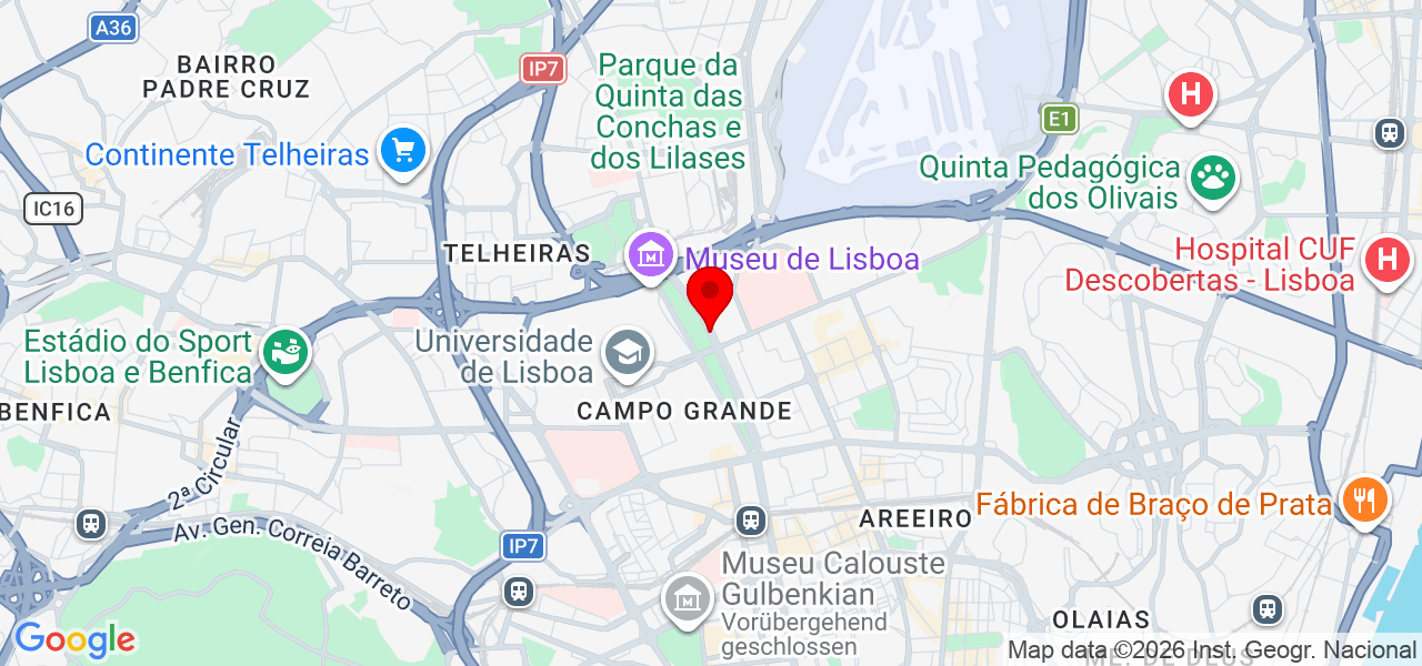 Rita Pinhão - Lisboa - Lisboa - Mapa