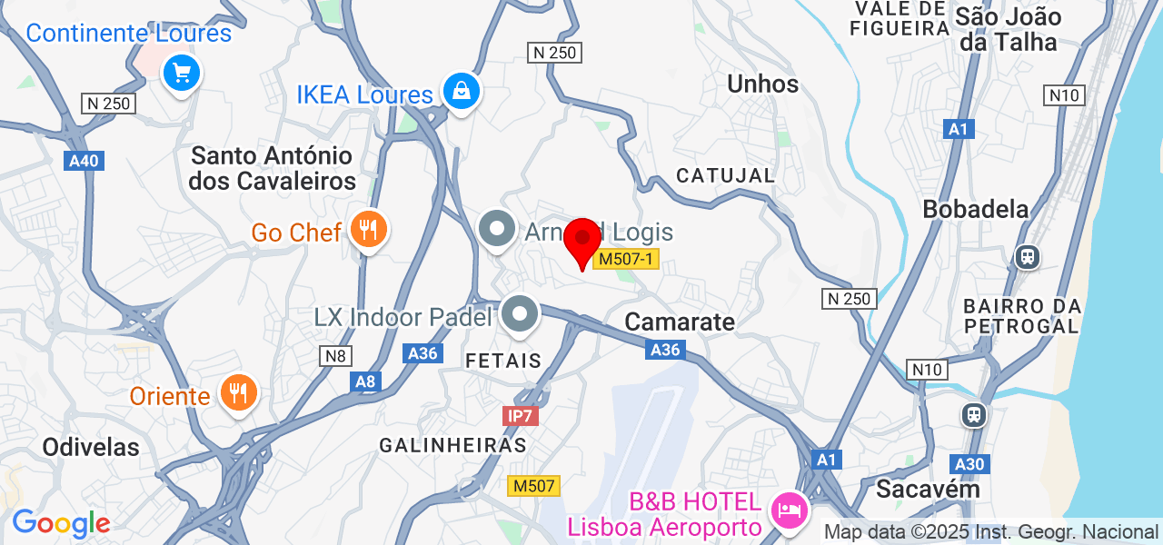 Diogo Gaspar - Lisboa - Loures - Map
